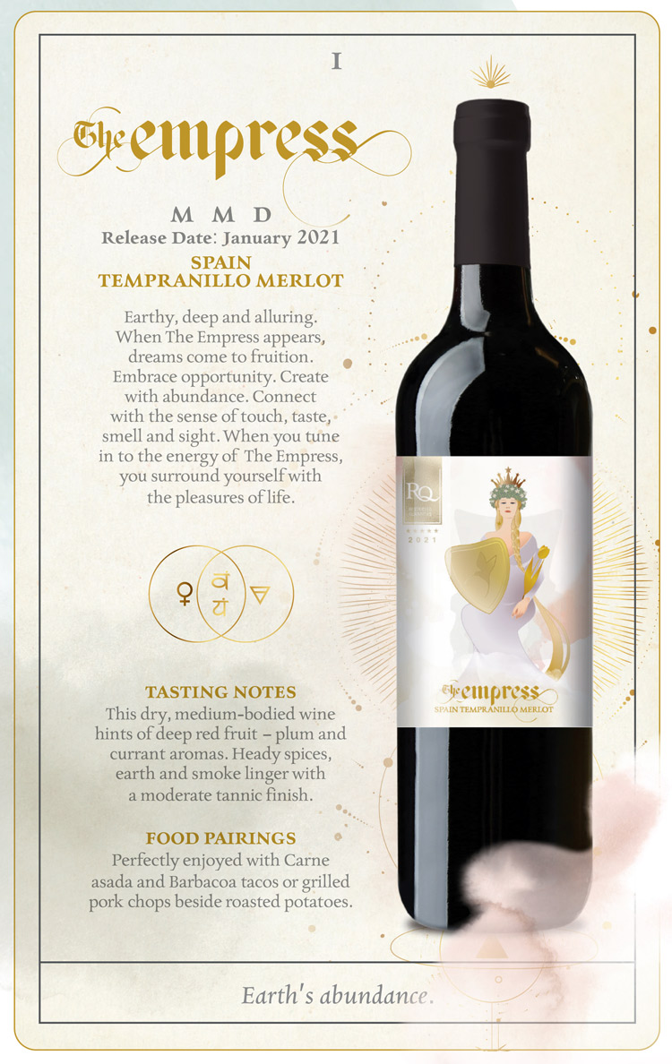 The Empress: Temperanillo Merlot Spain