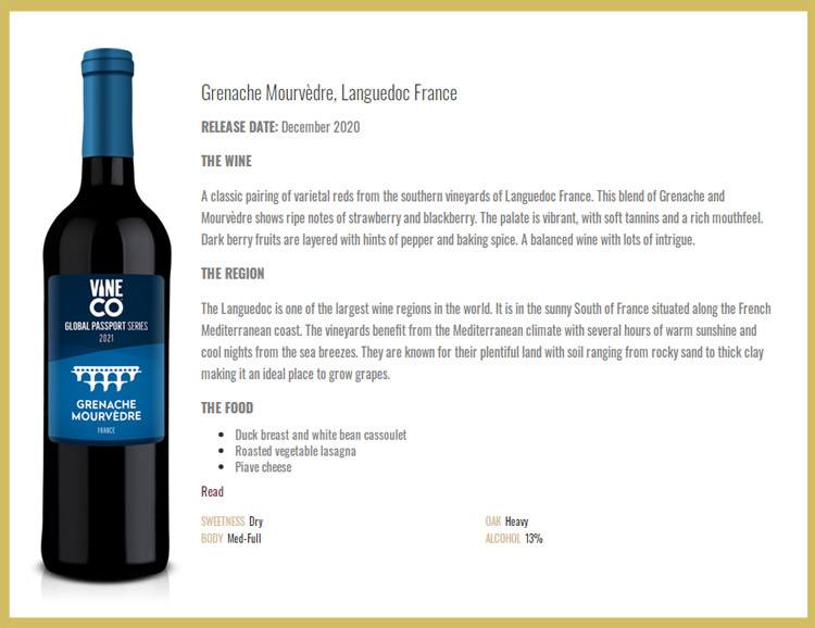 Passport GrenacheMourvedre